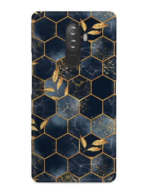 Marble Hexagon Seamless Snap Case for Lenovo K8 Note Zapvi