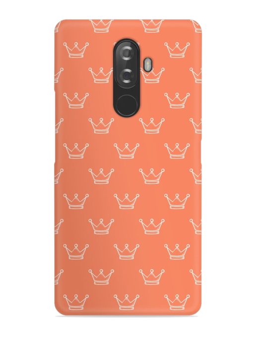 Hand Drawn Crown Snap Case for Lenovo K8 Note