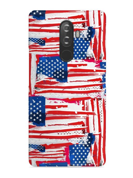 Usa Flag Seamless Snap Case for Lenovo K8 Note Zapvi