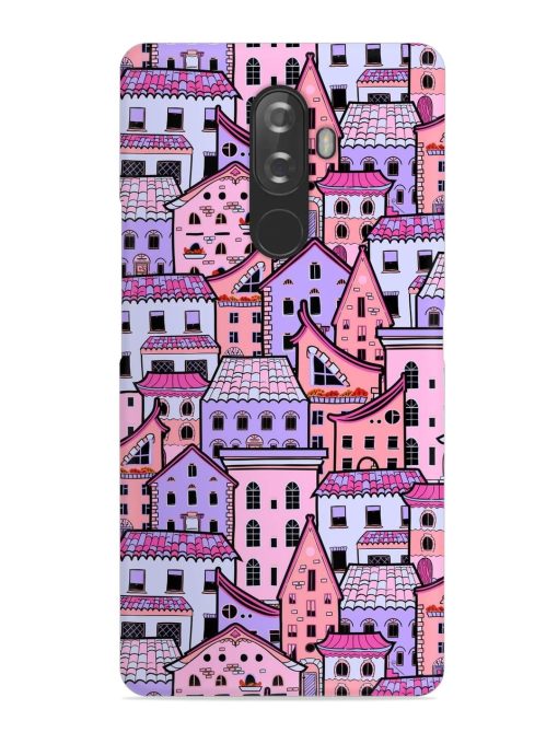 Seamless Pattern Houses Snap Case for Lenovo K8 Note Zapvi