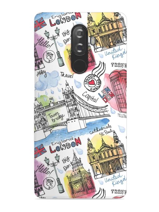 Vector London Landmark Snap Case for Lenovo K8 Note