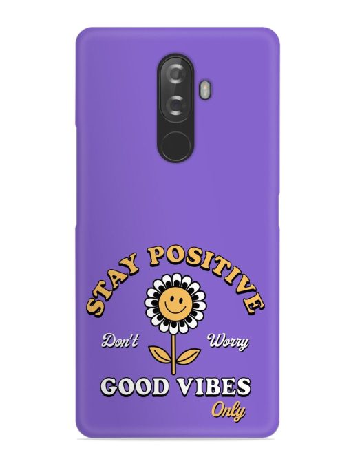 Retro Positive Flower Snap Case for Lenovo K8 Note