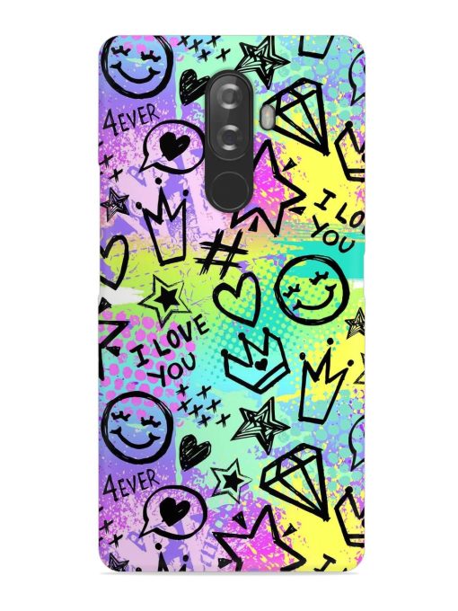 Bright Seamless Pattern Snap Case for Lenovo K8 Note