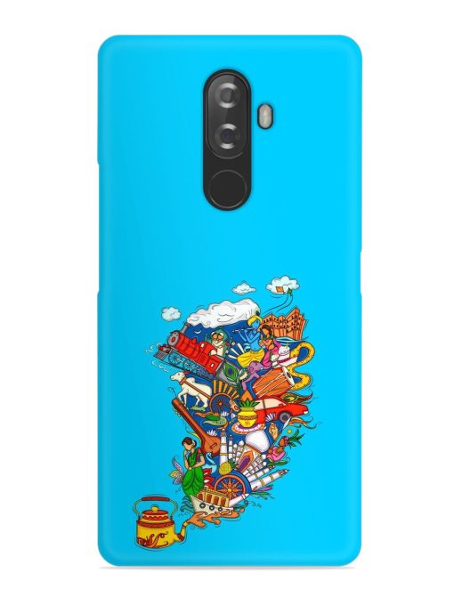 Vector Design Indian Snap Case for Lenovo K8 Note Zapvi