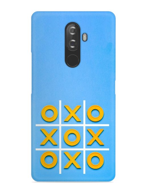 Yellow Plastic Crosses Snap Case for Lenovo K8 Note Zapvi