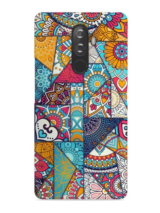 Patchwork Pattern Vintage Snap Case for Lenovo K8 Note