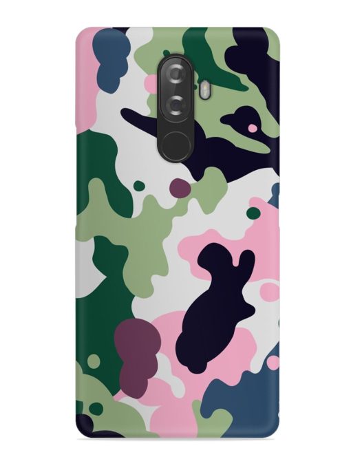 Seamless Funky Camouflage Snap Case for Lenovo K8 Note