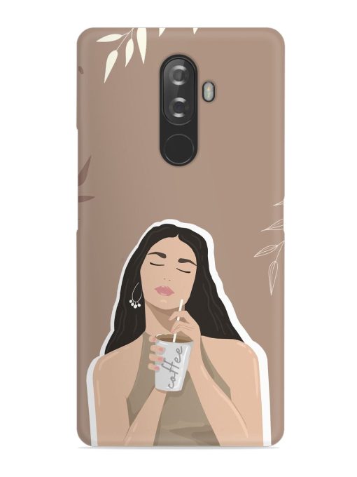 Girl With Coffee Snap Case for Lenovo K8 Note