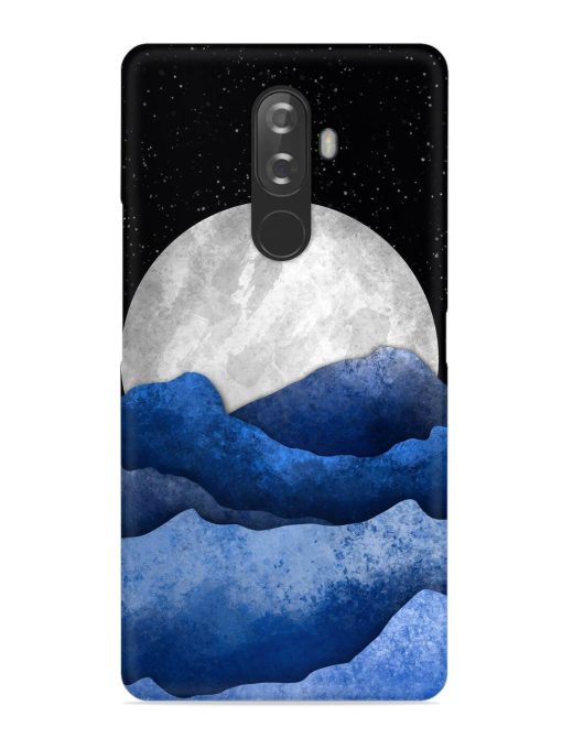 Full Moon Mountain Vector Snap Case for Lenovo K8 Note