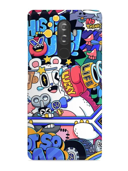 Universal Doodle Snap Case for Lenovo K8 Note