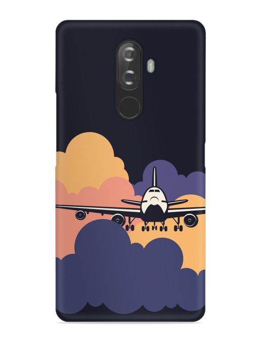 Aeroplane vector Snap Case for Lenovo K8 Note