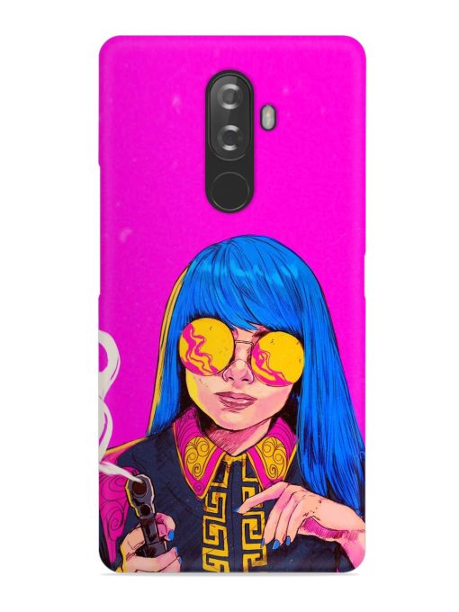 Aesthetic Anime Girl Snap Case for Lenovo K8 Note Zapvi