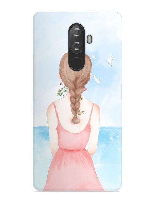 Watercolor Girl Vector Snap Case for Lenovo K8 Note