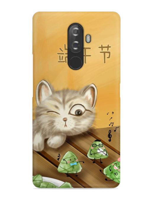 Cat Scorpion Dancing Snap Case for Lenovo K8 Note