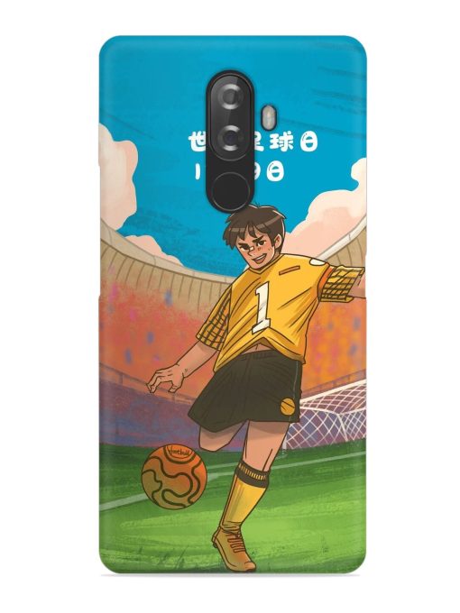 Soccer Kick Snap Case for Lenovo K8 Note