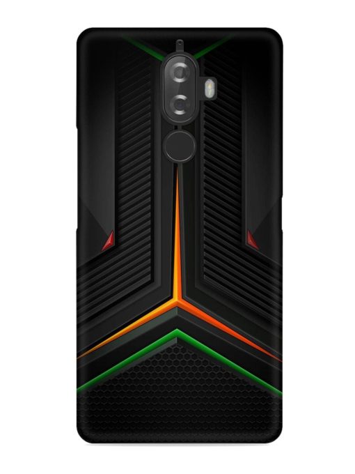 Orange Triangle Light Snap Case for Lenovo K8 Plus