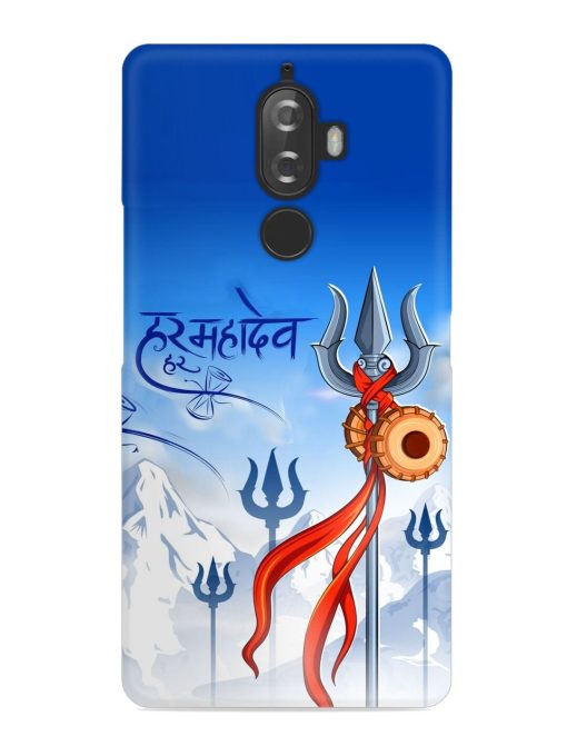 Har Har Mahadev Trishul Snap Case for Lenovo K8 Plus