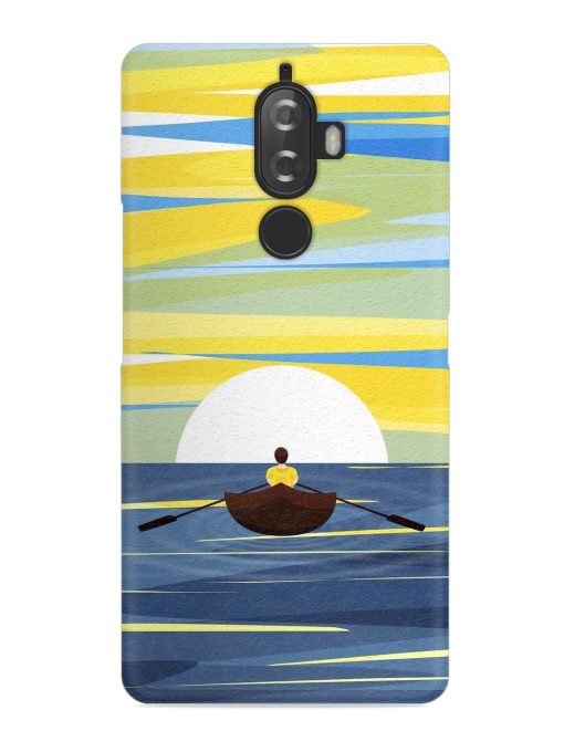 Rowing Person Ferry Paddle Snap Case for Lenovo K8 Plus Zapvi