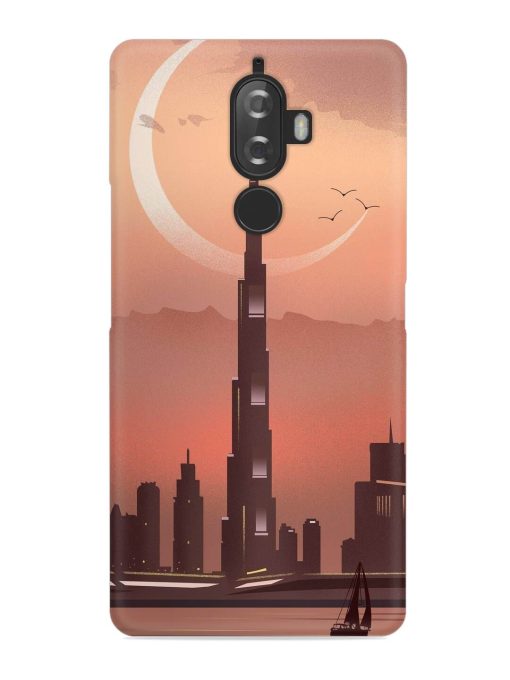 Landmark Burj Khalifa Snap Case for Lenovo K8 Plus Zapvi