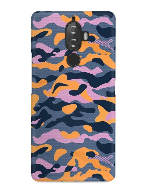 Camouflage Army Military English Orange Art Snap Case for Lenovo K8 Plus Zapvi