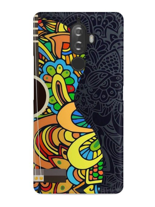 Guitar Vector Art Snap Case for Lenovo K8 Plus Zapvi