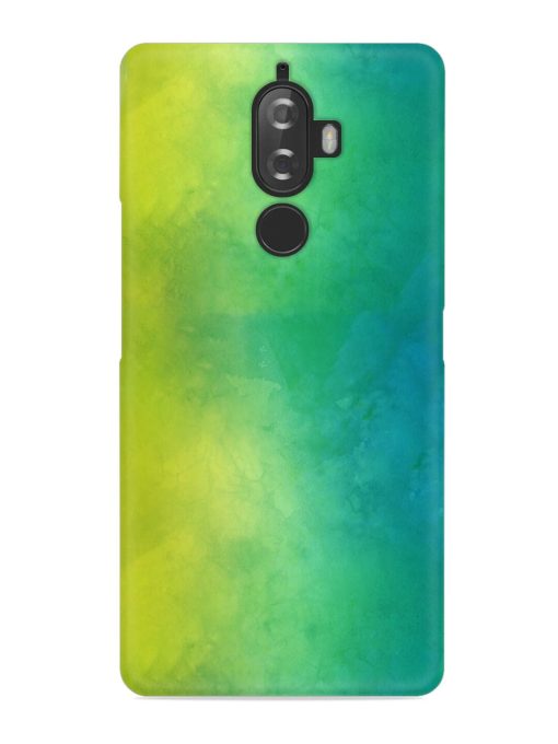 Yellow Green Gradient Snap Case for Lenovo K8 Plus Zapvi