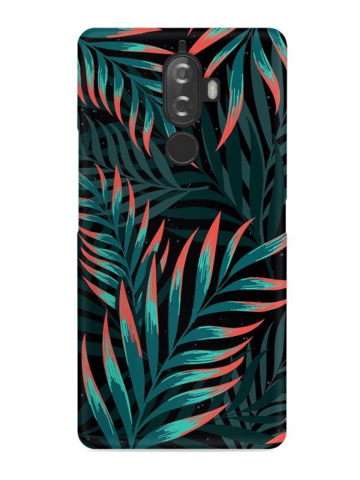 Green Leaf Art Snap Case for Lenovo K8 Plus Zapvi