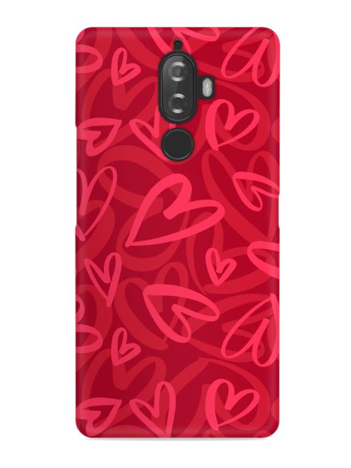 Seamless Romantic Pattern Snap Case for Lenovo K8 Plus Zapvi