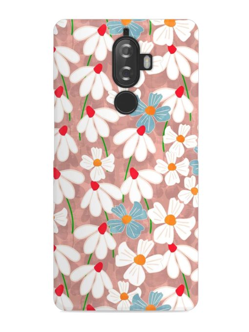 Abstract Petal Flowers Snap Case for Lenovo K8 Plus Zapvi