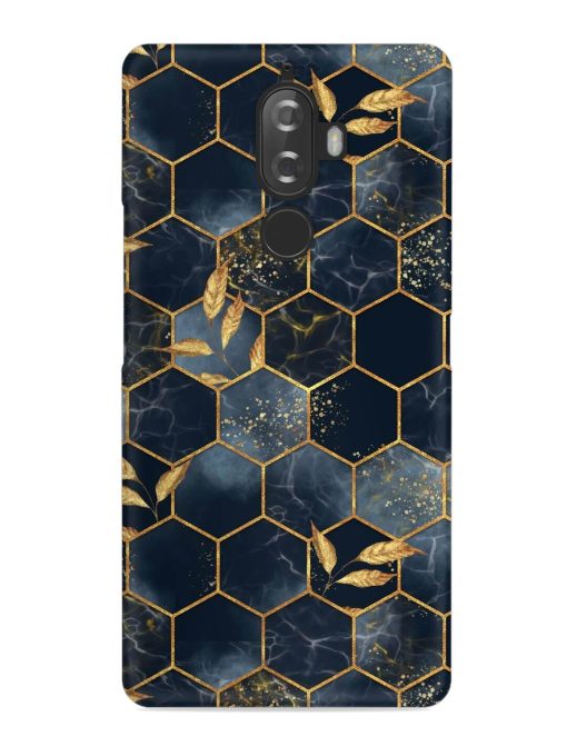 Marble Hexagon Seamless Snap Case for Lenovo K8 Plus