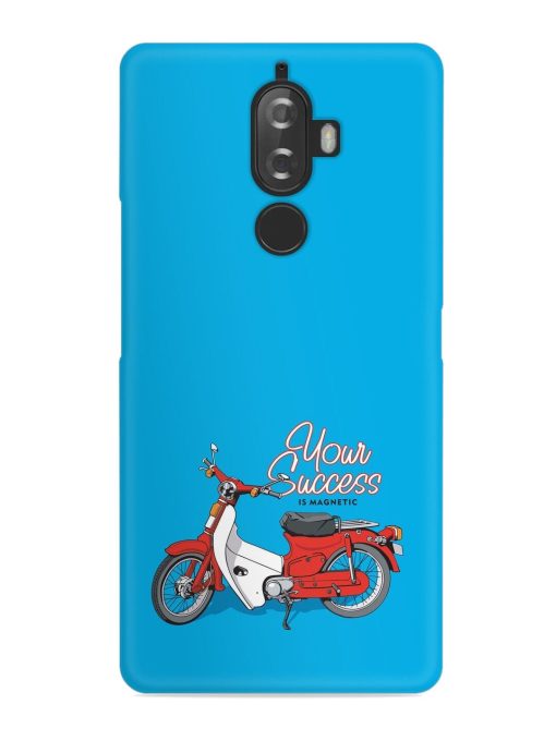 Motorcycles Image Vector Snap Case for Lenovo K8 Plus Zapvi