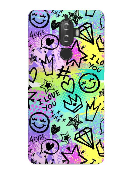 Bright Seamless Pattern Snap Case for Lenovo K8 Plus