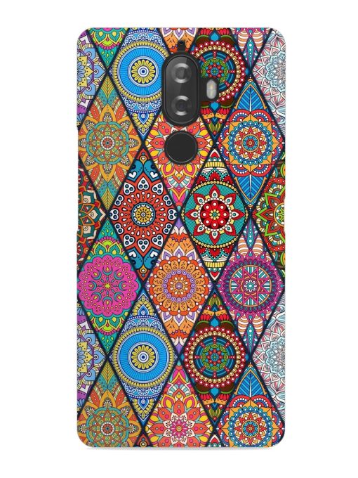 Seamless Tile Pattern Snap Case for Lenovo K8 Plus