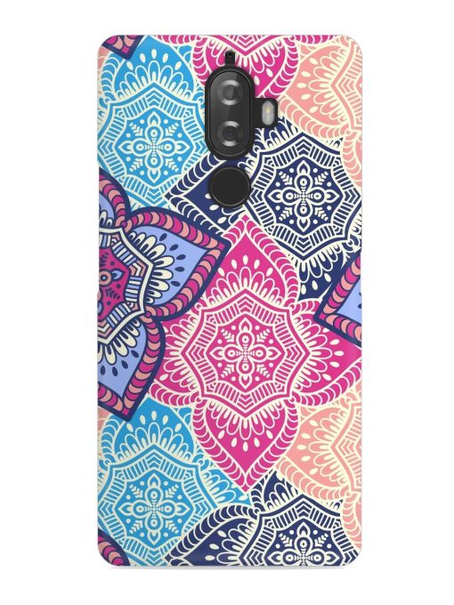 Ethnic Floral Seamless Snap Case for Lenovo K8 Plus