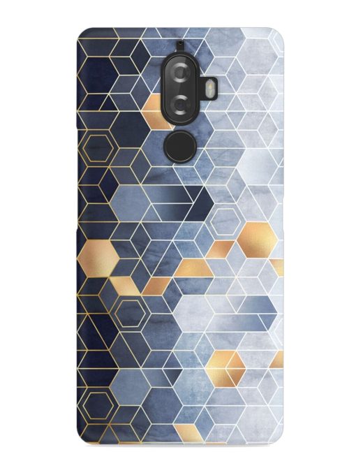 Geometric Abstraction Hexagons Snap Case for Lenovo K8 Plus Zapvi