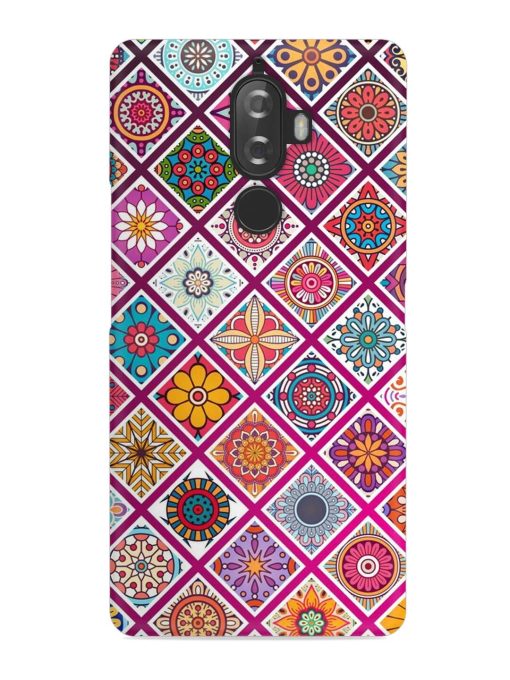 Seamless Tile Pattern Snap Case for Lenovo K8 Plus Zapvi