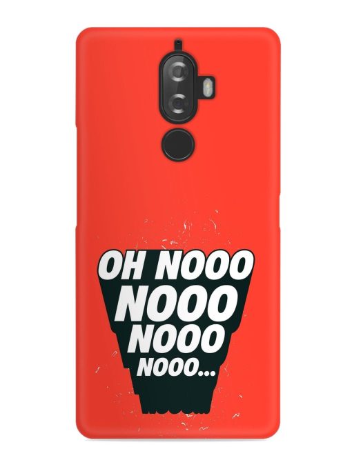 Oh Nooo Snap Case for Lenovo K8 Plus Zapvi