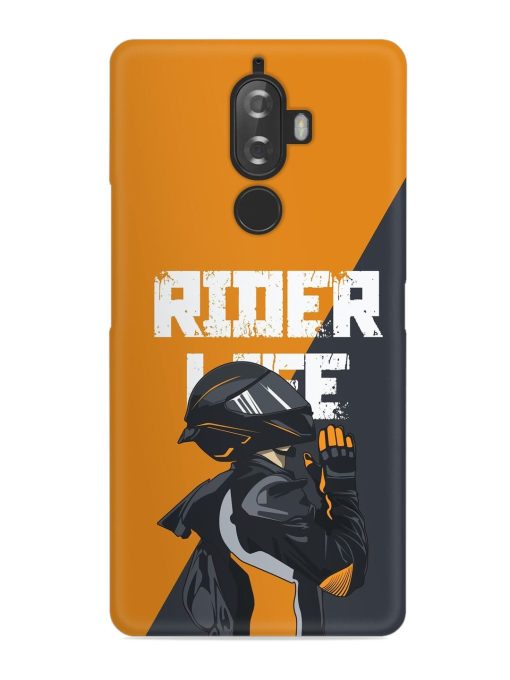 Rider Life Snap Case for Lenovo K8 Plus