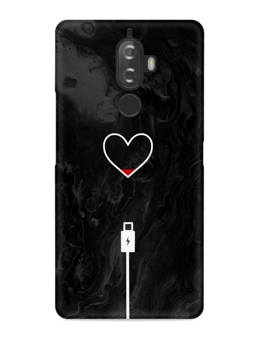 Heart Charging Vector Snap Case for Lenovo K8 Plus Zapvi