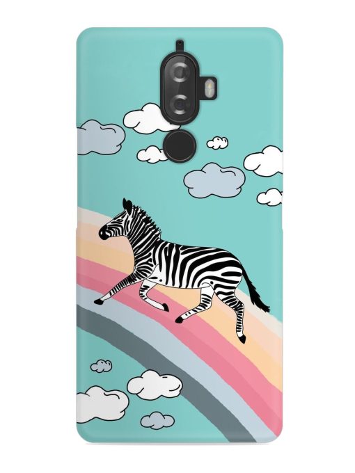 Running Zebra Snap Case for Lenovo K8 Plus Zapvi