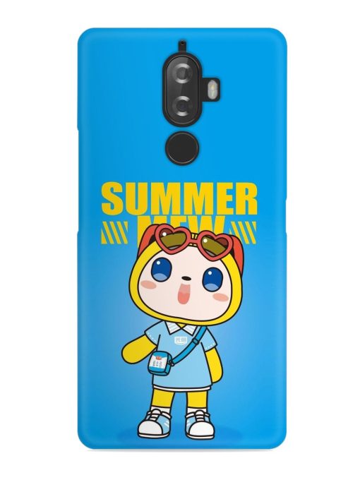 Summer Mew Cartoon Snap Case for Lenovo K8 Plus Zapvi