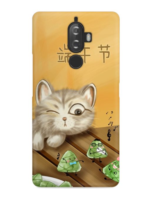 Cat Scorpion Dancing Snap Case for Lenovo K8 Plus