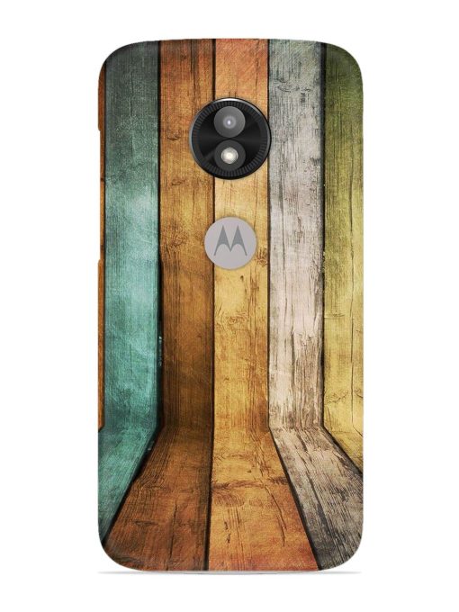 Wooden Realistic Art Snap Case for Motorola Moto E5 Play Zapvi