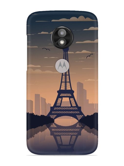 France Paris Eiffel Tower Gradient Snap Case for Motorola Moto E5 Play Zapvi