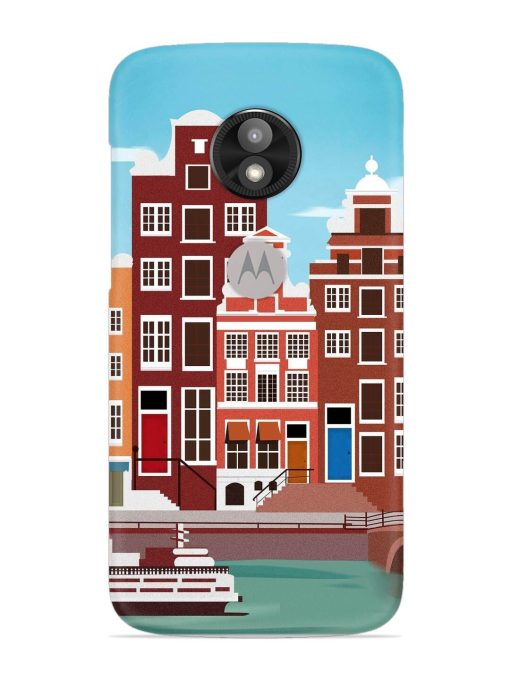 Scenery Architecture Amsterdam Landscape Snap Case for Motorola Moto E5 Play Zapvi