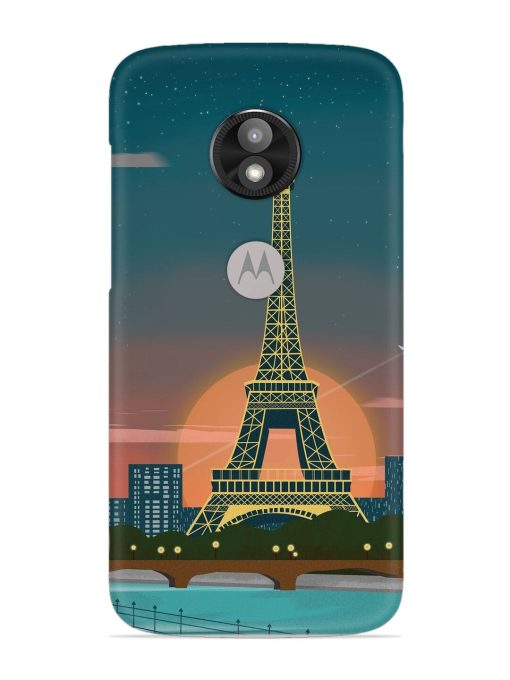 Scenery Architecture France Paris Snap Case for Motorola Moto E5 Play Zapvi