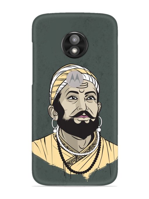 Shivaji Maharaj Vector Art Snap Case for Motorola Moto E5 Play Zapvi