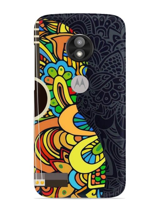 Guitar Vector Art Snap Case for Motorola Moto E5 Play Zapvi