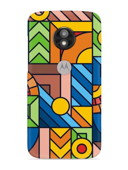 Colorful Geometric Snap Case for Motorola Moto E5 Play