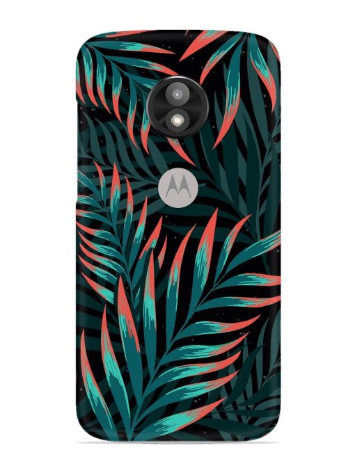 Green Leaf Art Snap Case for Motorola Moto E5 Play Zapvi